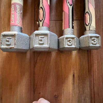 Perfect Fitness Brand Exercise Bar and Dumbbells (L-BC)