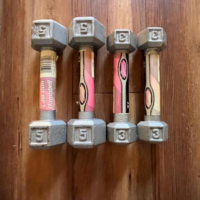 Perfect Fitness Brand Exercise Bar and Dumbbells (L-BC)