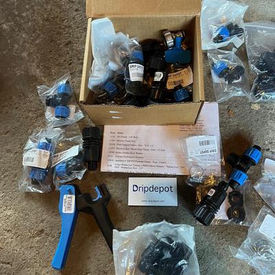 Drip Depot Irrigation Set, Gardena Oscillating Sprinklers & More (G-JS)