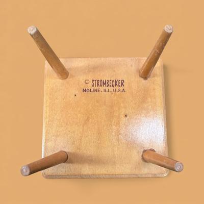 Vintage Strombecker Wooden Dollhouse High Chair