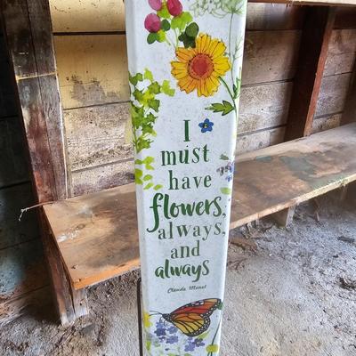 Claude Monet Garden Pillar (G-JS)