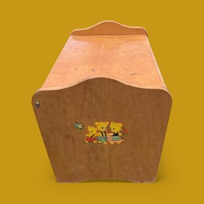 Vintage Strombecker Wooden Dollhouse Toybox