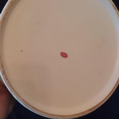 Arnart/Capodimonte Garden Harvest Soup Tureen w/ Lemon Lime Canisters (P-BBL)