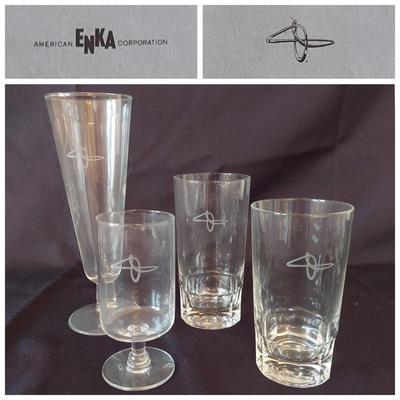 American Enka Corporation Collectable Bar Glasses (P-BBL)