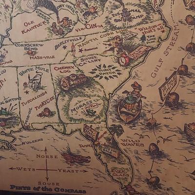 Vintage Bootlegger Map & More (P-BBL)