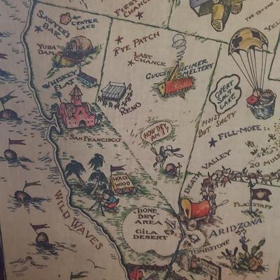 Vintage Bootlegger Map & More (P-BBL)