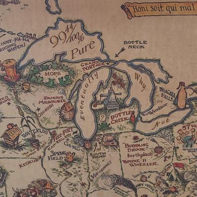 Vintage Bootlegger Map & More (P-BBL)