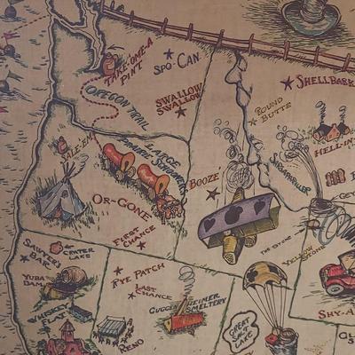 Vintage Bootlegger Map & More (P-BBL)