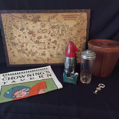 Vintage Bootlegger Map & More (P-BBL)