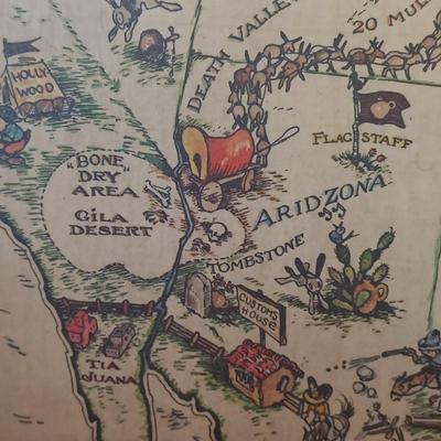 Vintage Bootlegger Map & More (P-BBL)