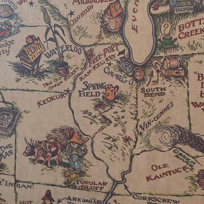 Vintage Bootlegger Map & More (P-BBL)