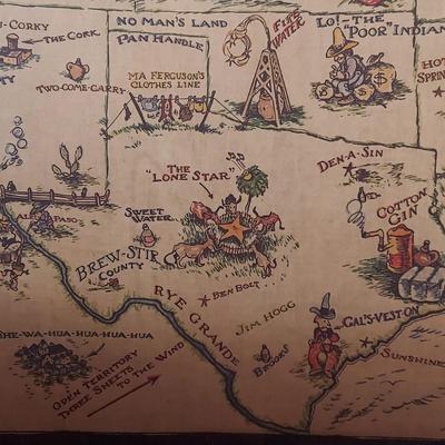 Vintage Bootlegger Map & More (P-BBL)