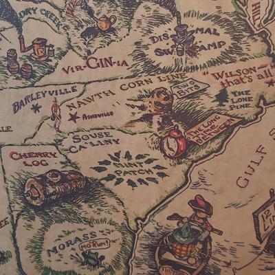 Vintage Bootlegger Map & More (P-BBL)