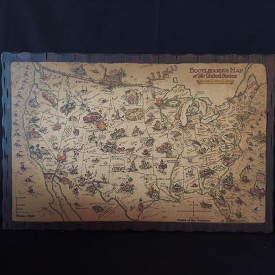 Vintage Bootlegger Map & More (P-BBL)