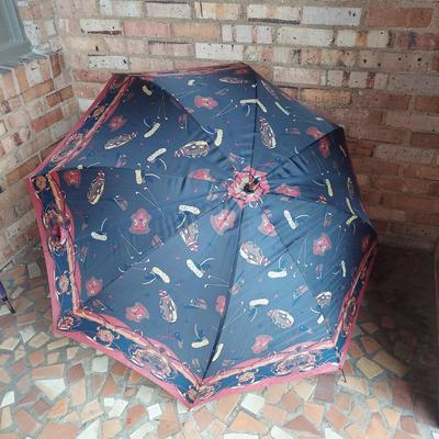 Two Preppy Print Golf Umbrellas (E-BBL)