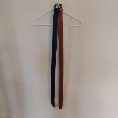 Two Doshi Vegan Leather Belts (E-BBL)