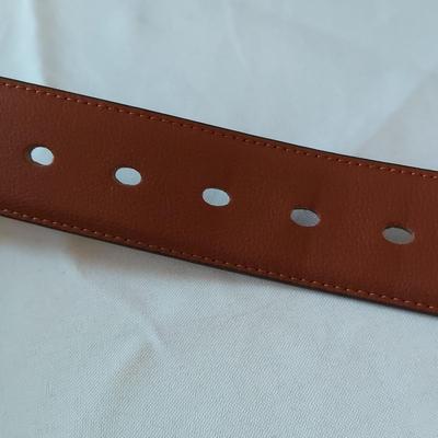 Two Doshi Vegan Leather Belts (E-BBL)