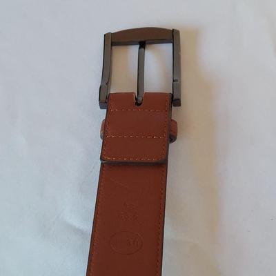 Two Doshi Vegan Leather Belts (E-BBL)