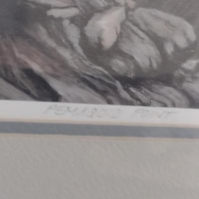 Framed Art Print 'Pemaquid Point' Limited Edition 247/950