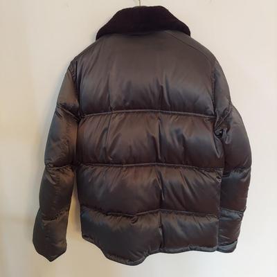 Prada Down Jacket with Sherpa Collar, Size S (E-BBL)