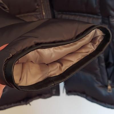 Prada Down Jacket with Sherpa Collar, Size S (E-BBL)