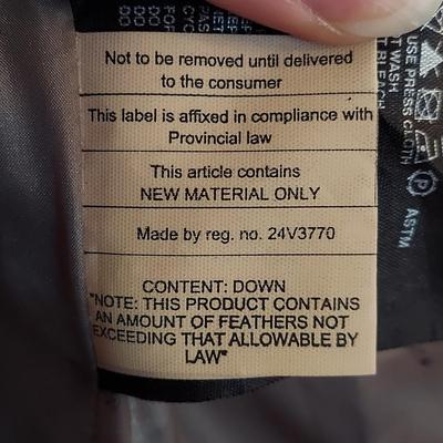 Prada Down Jacket with Sherpa Collar, Size S (E-BBL)