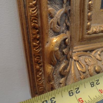 Original Oil on Canvas Still Life Floral Arrangement in Gilt Frame