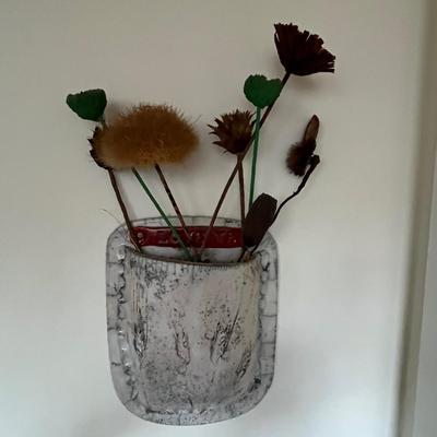 Handmade Ceramic Wall Pocket (L-BC)