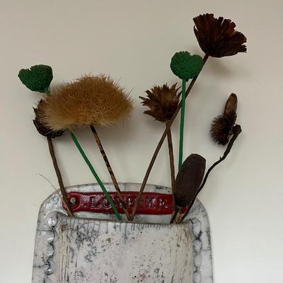 Handmade Ceramic Wall Pocket (L-BC)