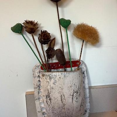 Handmade Ceramic Wall Pocket (L-BC)