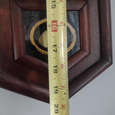 Antique Seth Thomas Regulator Style Wall Clock Pendulum and Key-Wind