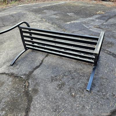 Wrought Iron Three Seat Bench (BP-JS)
