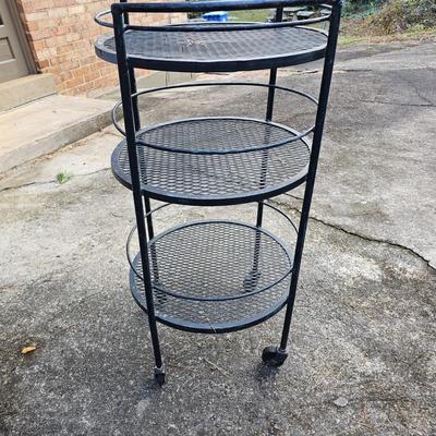 Pair of Patio Open Mesh Tables (BP-JS)