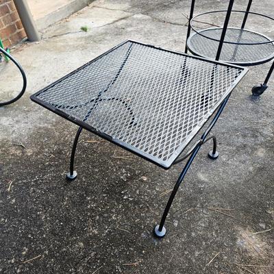 Pair of Patio Open Mesh Tables (BP-JS)