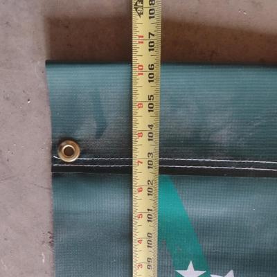 1996 Olympic Torch Relay Double Sided Outdoor Advertising Banner Asheville, NC Coca-Cola Sponsorship