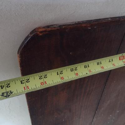 Antique Wood Slab Sewing Work Table Top