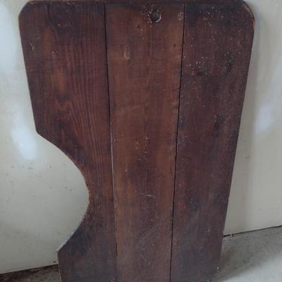 Antique Wood Slab Sewing Work Table Top