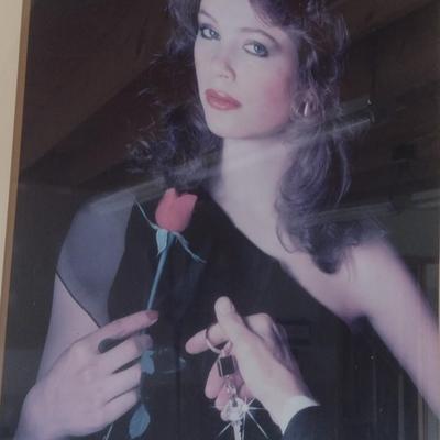 Vintage Medeco Door Lock Advertising Poster Framed