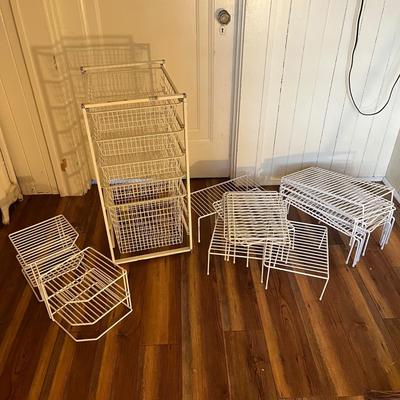 White Metal Storage Solutions (M-BC)