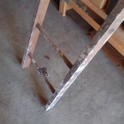 Vintage Wooden 9' Ladder Choice B