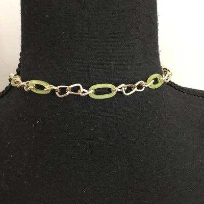 Vintage goldtone, lemon, yellow necklace