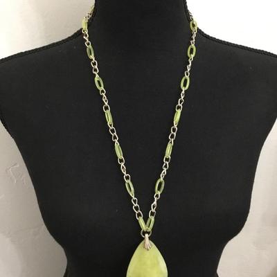 Vintage goldtone, lemon, yellow necklace