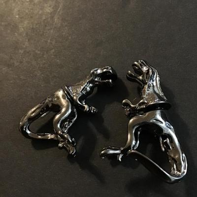 Really cool t-Rex stud earrings