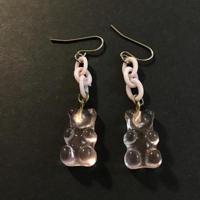 Cute gummy bear earrings lot