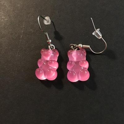 Cute gummy bear earrings lot