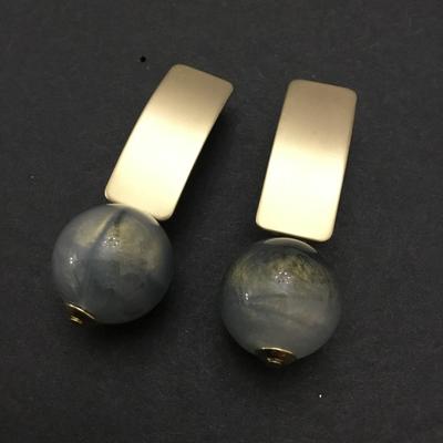 Beautiful, gold, toned, big drop earrings