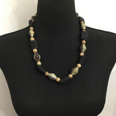Beautiful stone bead statement, necklace