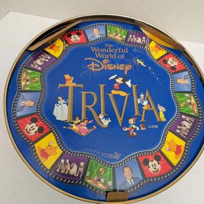 The Wonderful World Of Disney Trivia Game In Gold Mickey Mouse Tin By Mattel