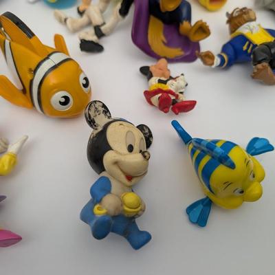 Vintage Disney Figures Lot - Mickey Mouse, Minnie, Tinkerbell, Beast, Ariel & More!
