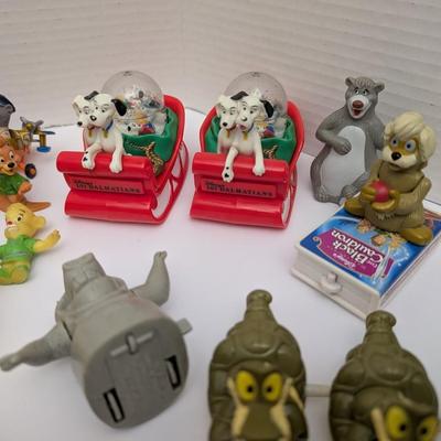 Vintage Disney Figures Lot - Mickey Mouse, Minnie, Tinkerbell, Beast, Ariel & More!